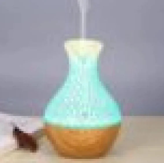 Ultrasonic Aroma Humidifier Crackle Mahogany