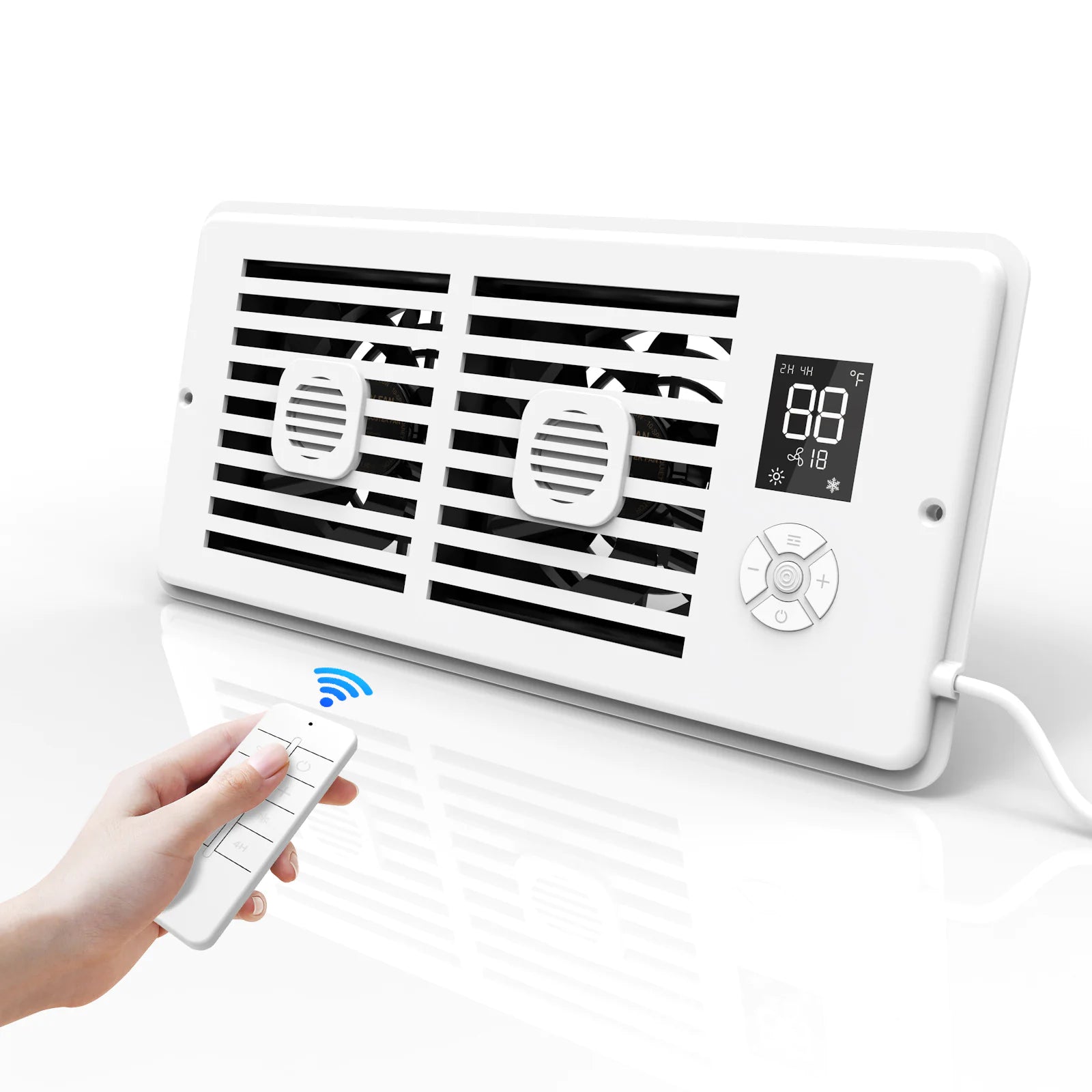 Aptus Praxis Smart Silent Booster Fan with Aromatherapy & Remote Control