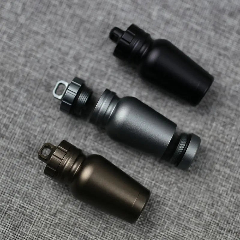 Aluminum Alloy Waterproof Capsule Bottle