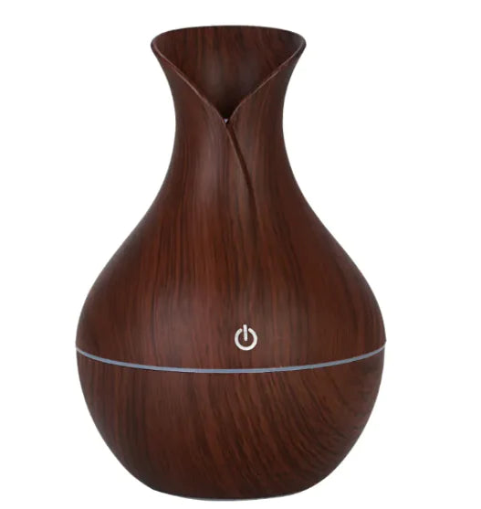Ultrasonic Aroma Humidifier Deep wood grain