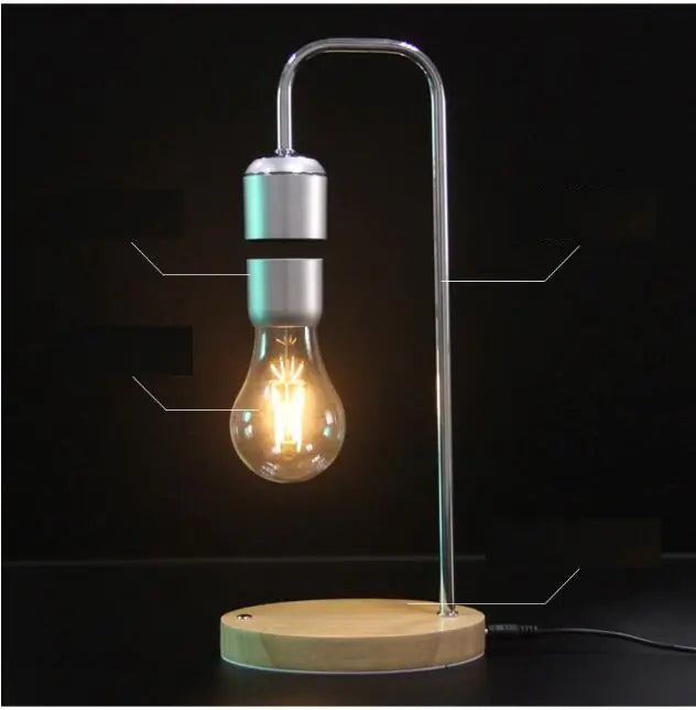 Magnetic Levitation Light Bulb - Creative Decor Piece