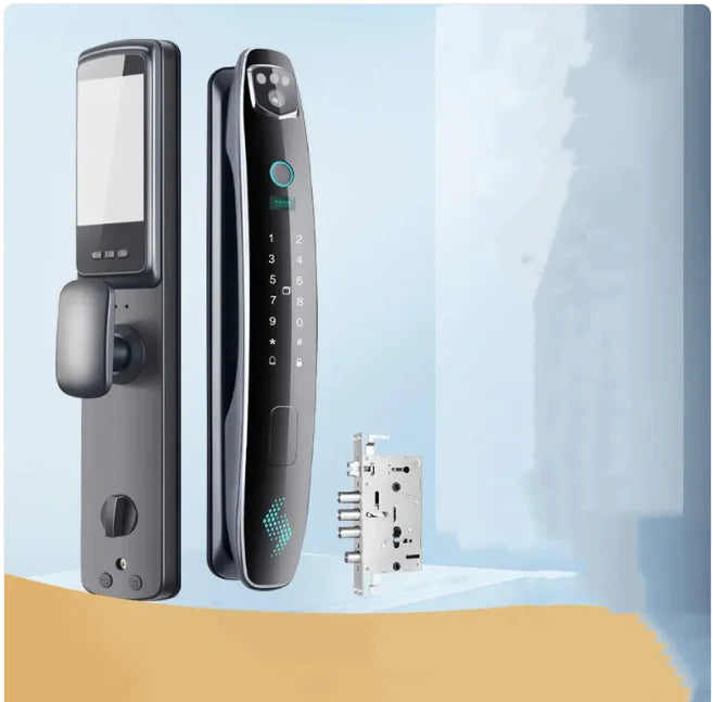 Smart Home Black Stainless steel lock