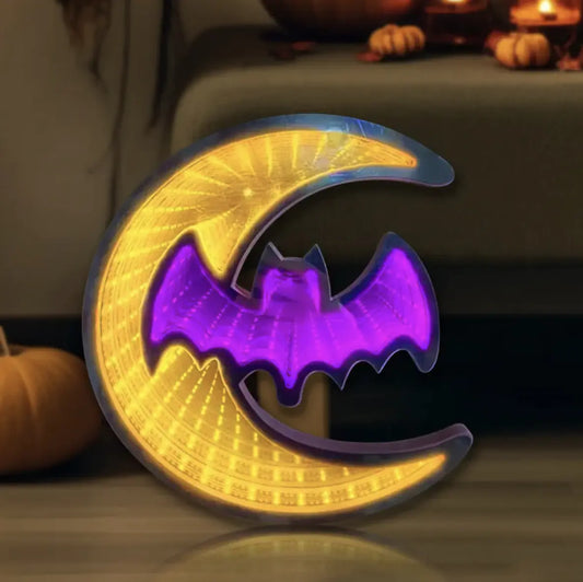 Halloween LED Neon Light Moon - UK 40x42cm