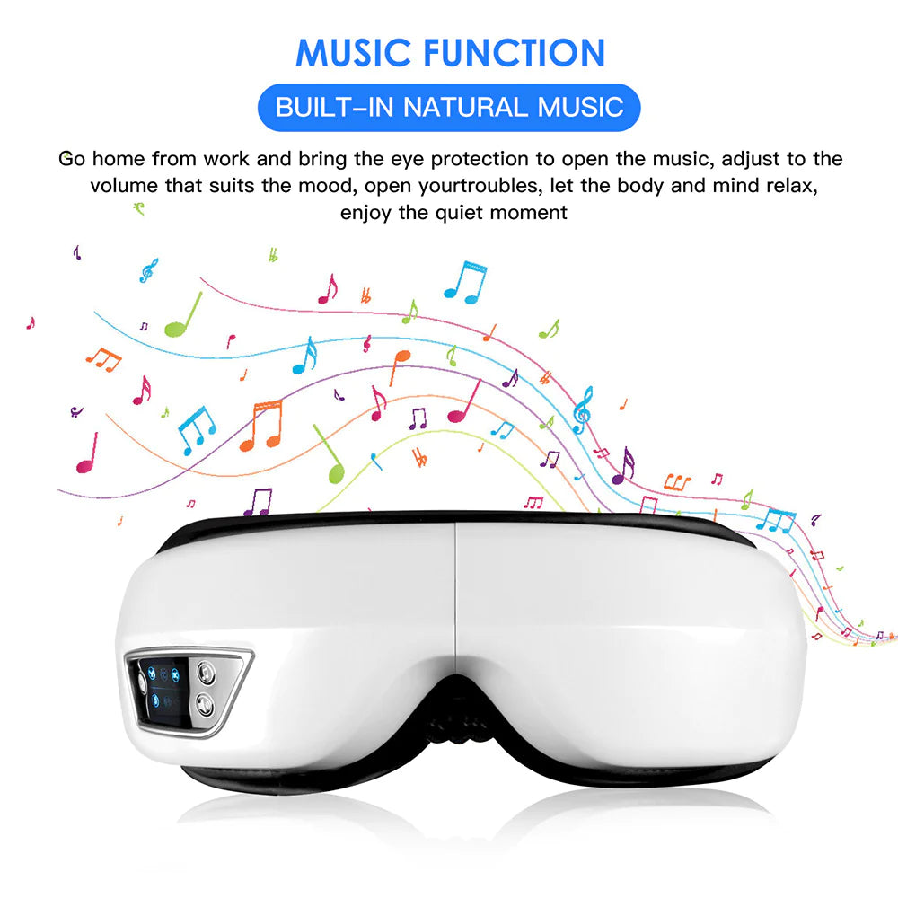 Smart Eye Massager with Heat & Vibration