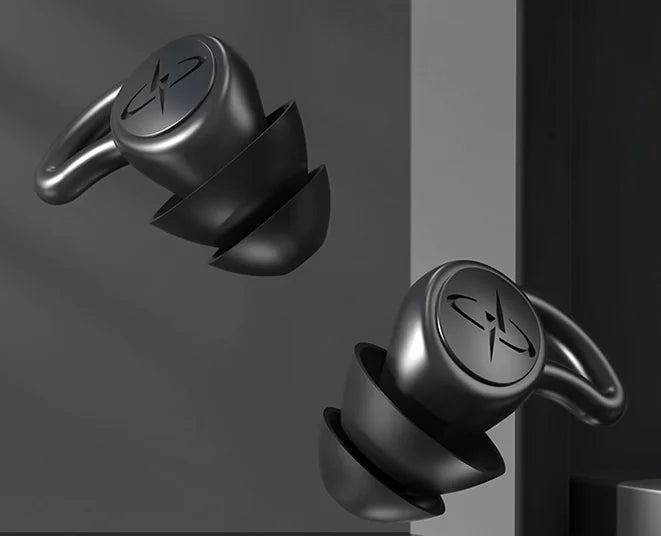 Silicone Ear Plugs for Comfortable Sleep New Dark Grey