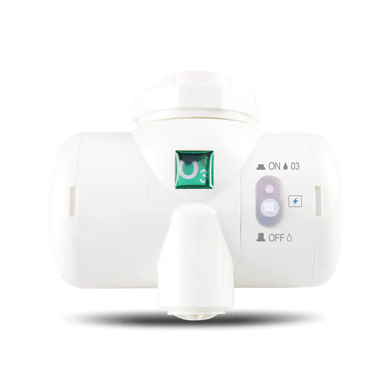 Home Faucet Ozone Disinfection & Water Filter System White
