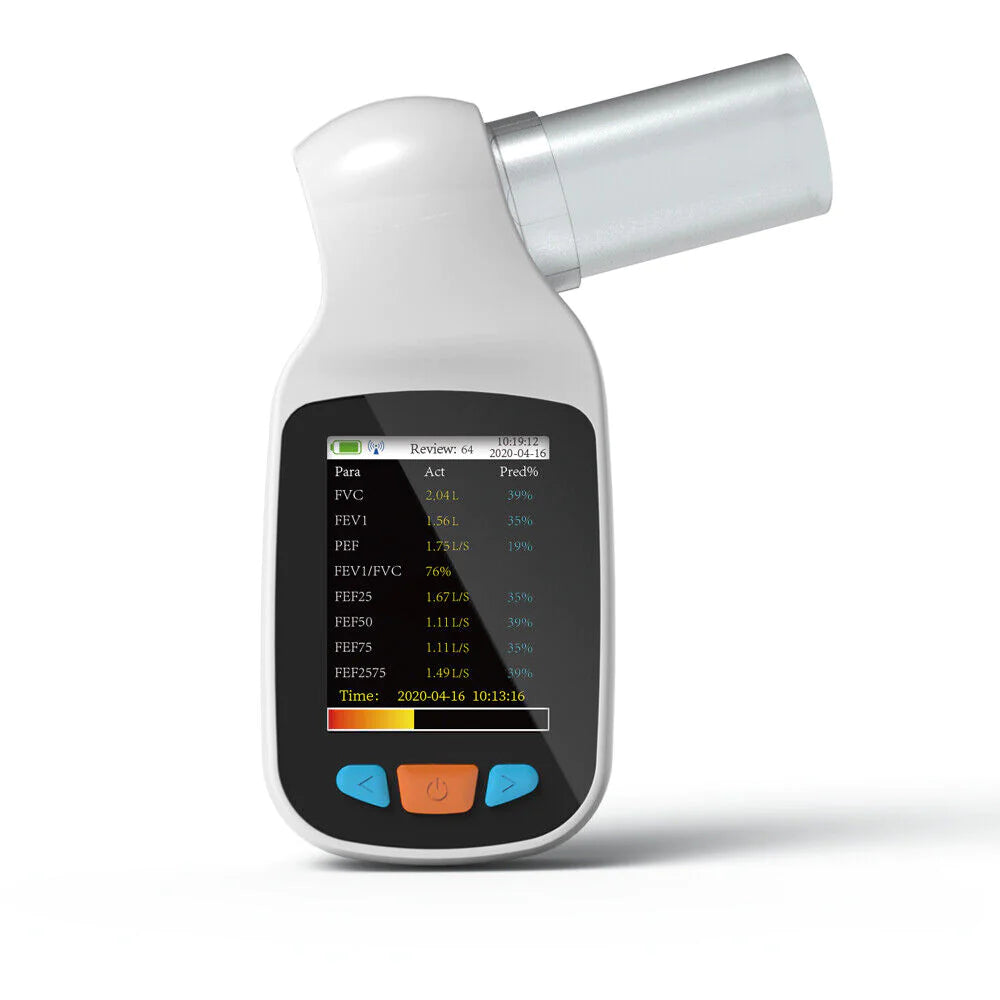 SP70B Digital Bluetooth Spirometer for Lung Function Assessment