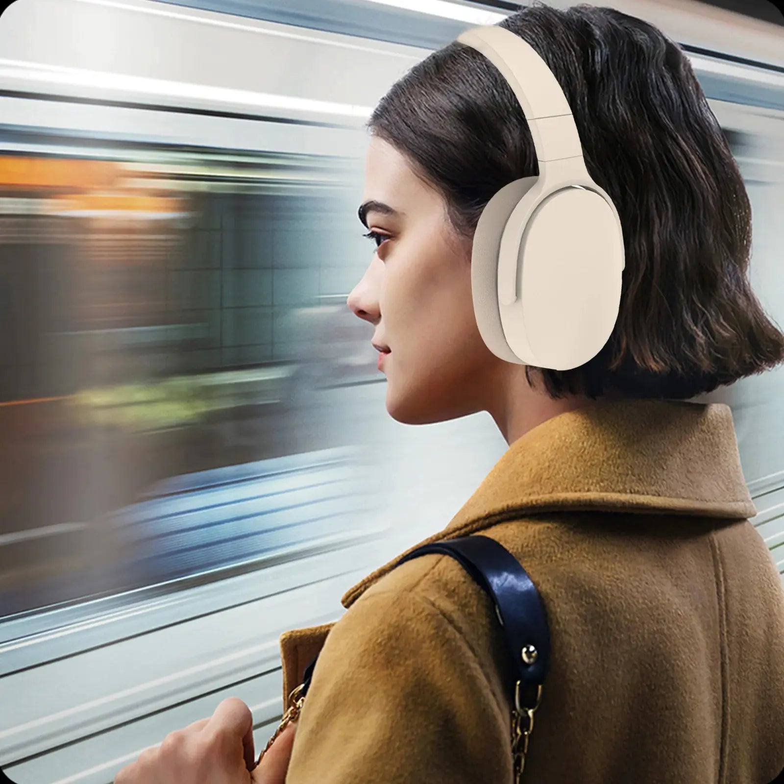 Aptus Praxis P47 Foldable Wireless Headphones - Bluetooth 5.1 & Noise Canceling