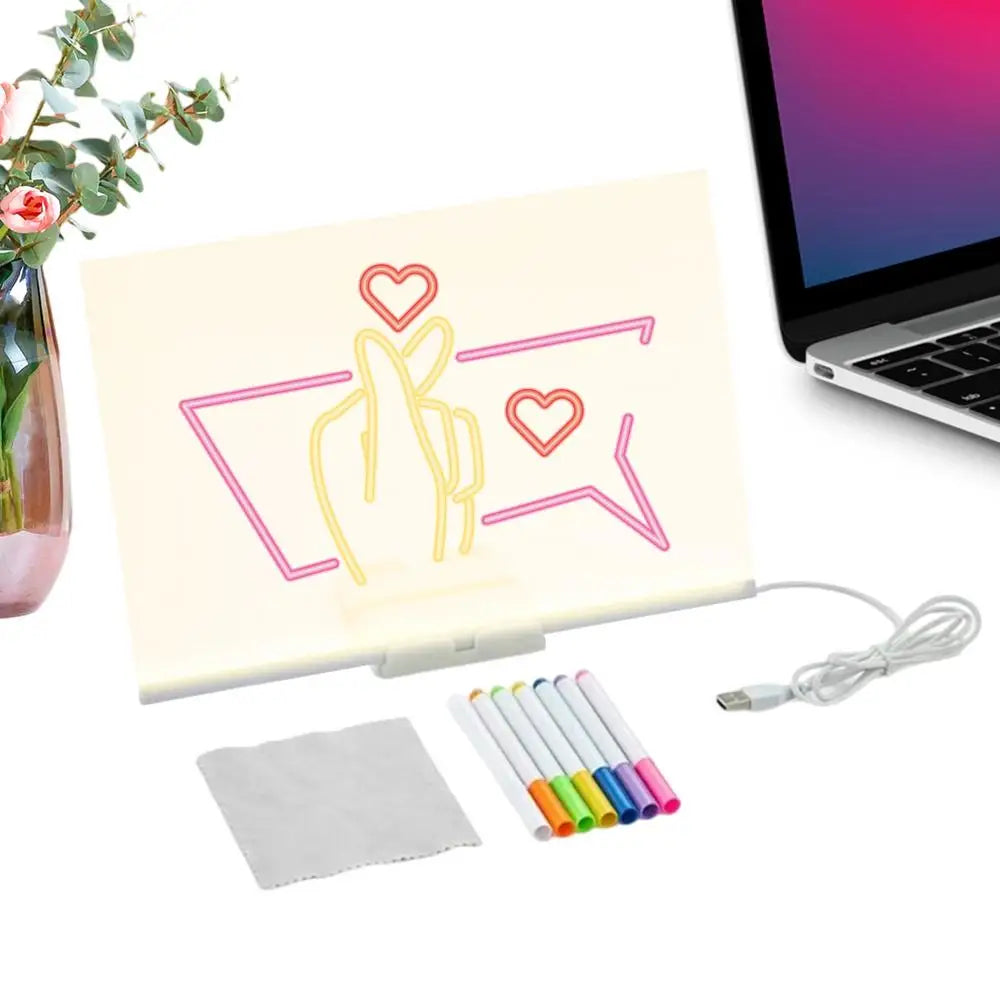 LED Drawing Board Toddler Painting Board 02