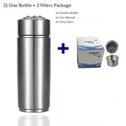 pH 9.5 Mineral Energy Nano Flask Hydrogen Alkaline Water Bottle Portable Water Ionizer drink Cup Stainless water filters bottle
