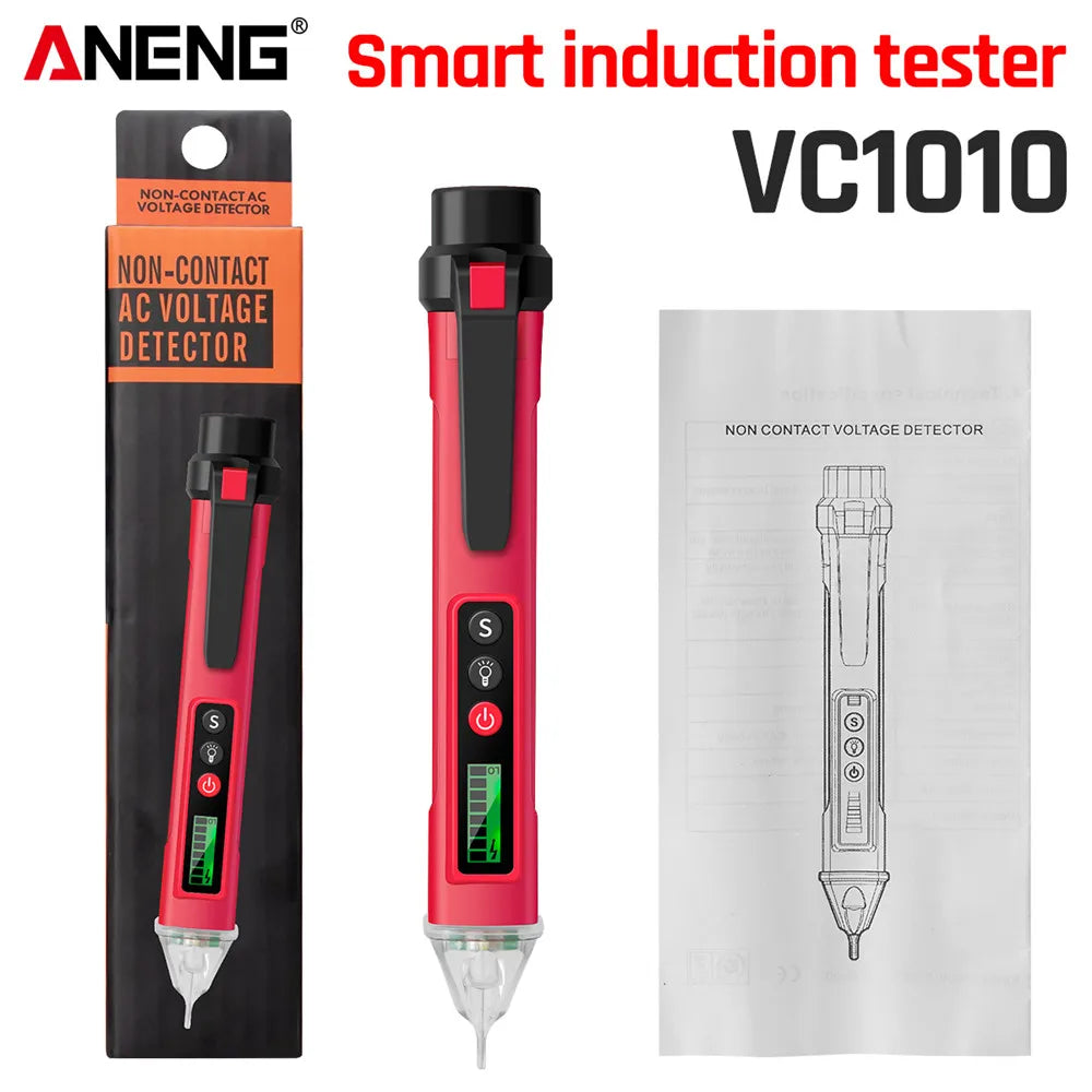 ANENG VC1010 Digital Smart AC/DC Voltage Detectors Non-Contact Tester Pen Meter 12-1000V Current Electric Sensor Test Pencil