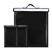 3Pcs Faraday Bags - Extra Large Faraday Cage with Handle + 2 Faraday Bags for Phones Anti-theft Faraday Key Fob Protector Waterproof & Fireproof Faraday Pouch RFID Signal Blocker Faraday Bag 2200℉