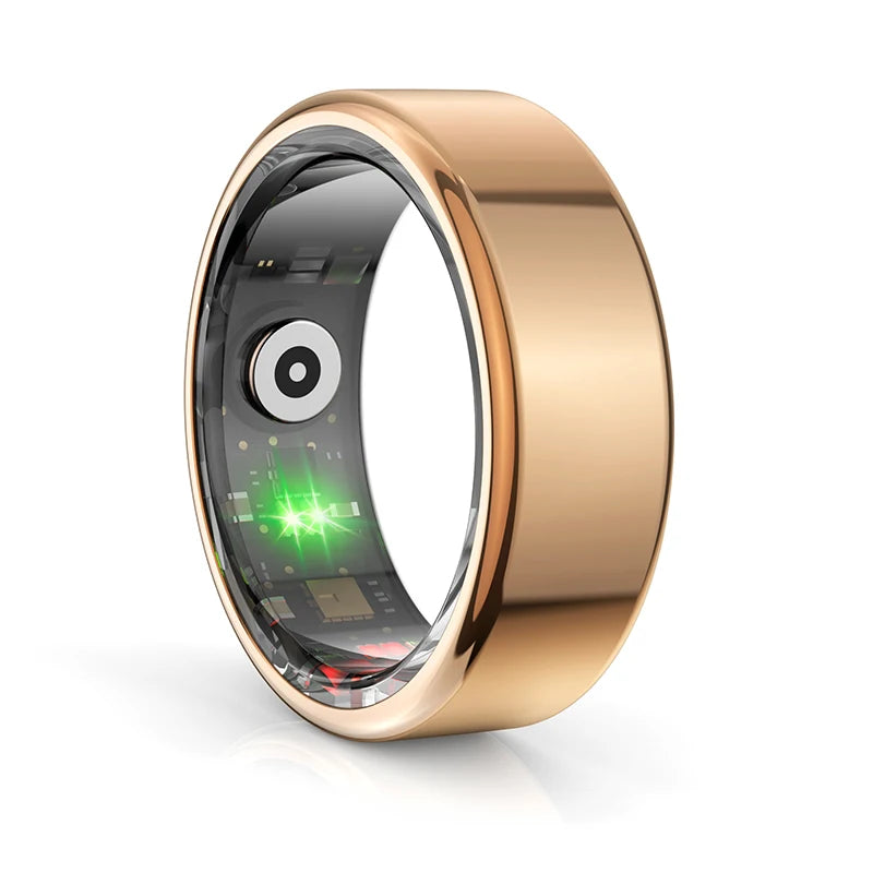 AMZMAX R02 Smart Ring Multi-sports Modes Pedometer Fitness Tracker Health Monitoring IP68 Waterproof Military Grade Smart Ring
