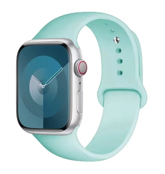 Silicone Band For Apple Watch strap 44mm 45mm 40mm 41mm 42-38mm 45 mm sport bracelet iwatch series 8 7 6 5 4 3 SE 9 Ultra 2 49mm