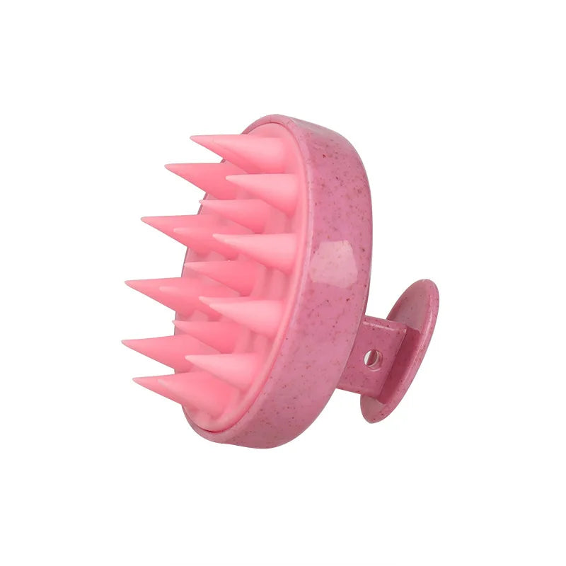 Silicone Shampoo Brush Head Scalp Massage Comb Hair Washing Comb Body Massage Brush Bath Shower Brush Salon Hairdressing Tool