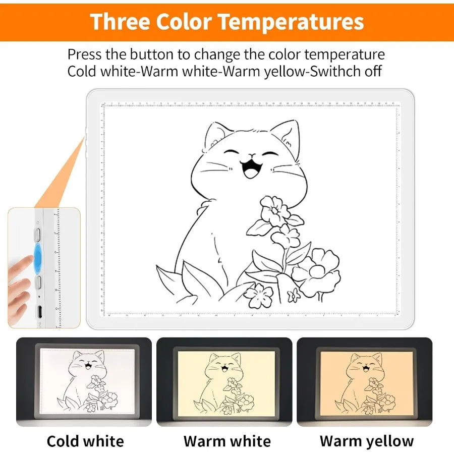 Magnetic A4 Light Board with Bag