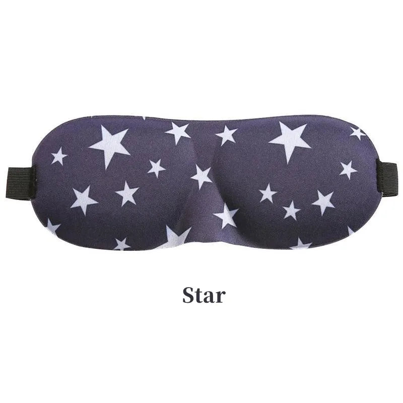 3D Sleeping Mask Eyepatch Block Out Light Eye Mask Soft Cover Rest Relax Sleep Aid Women Men Portable Blindfold Travel Eyepatch