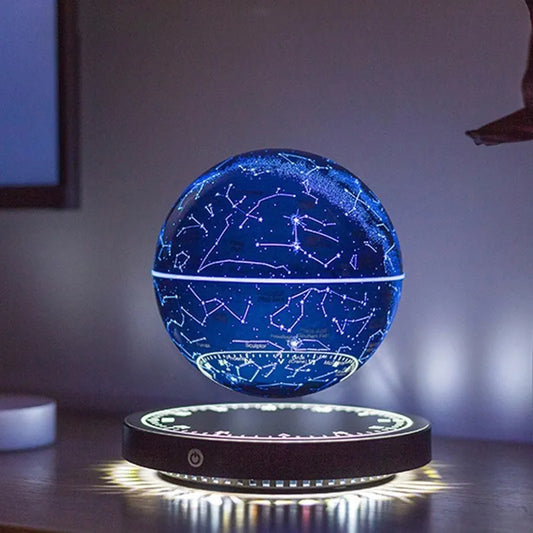 Levitating Magnetic Globe Lamp – LED Floating Rotating Earth Night Light