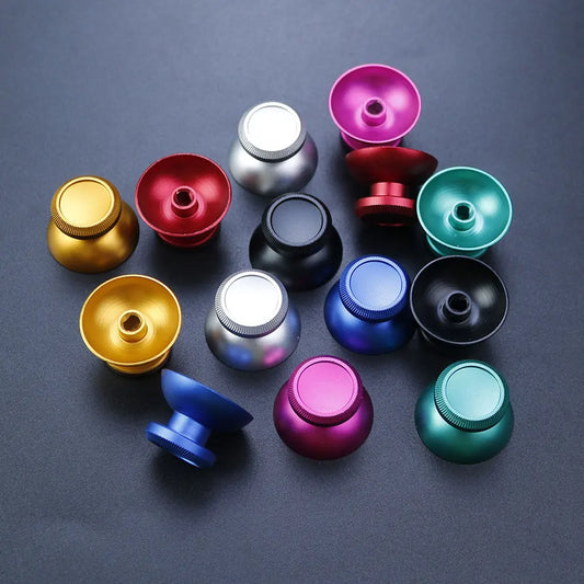 2pcs Aluminum Metal 3D Analog Joystick Thumb Stick Grip Cap