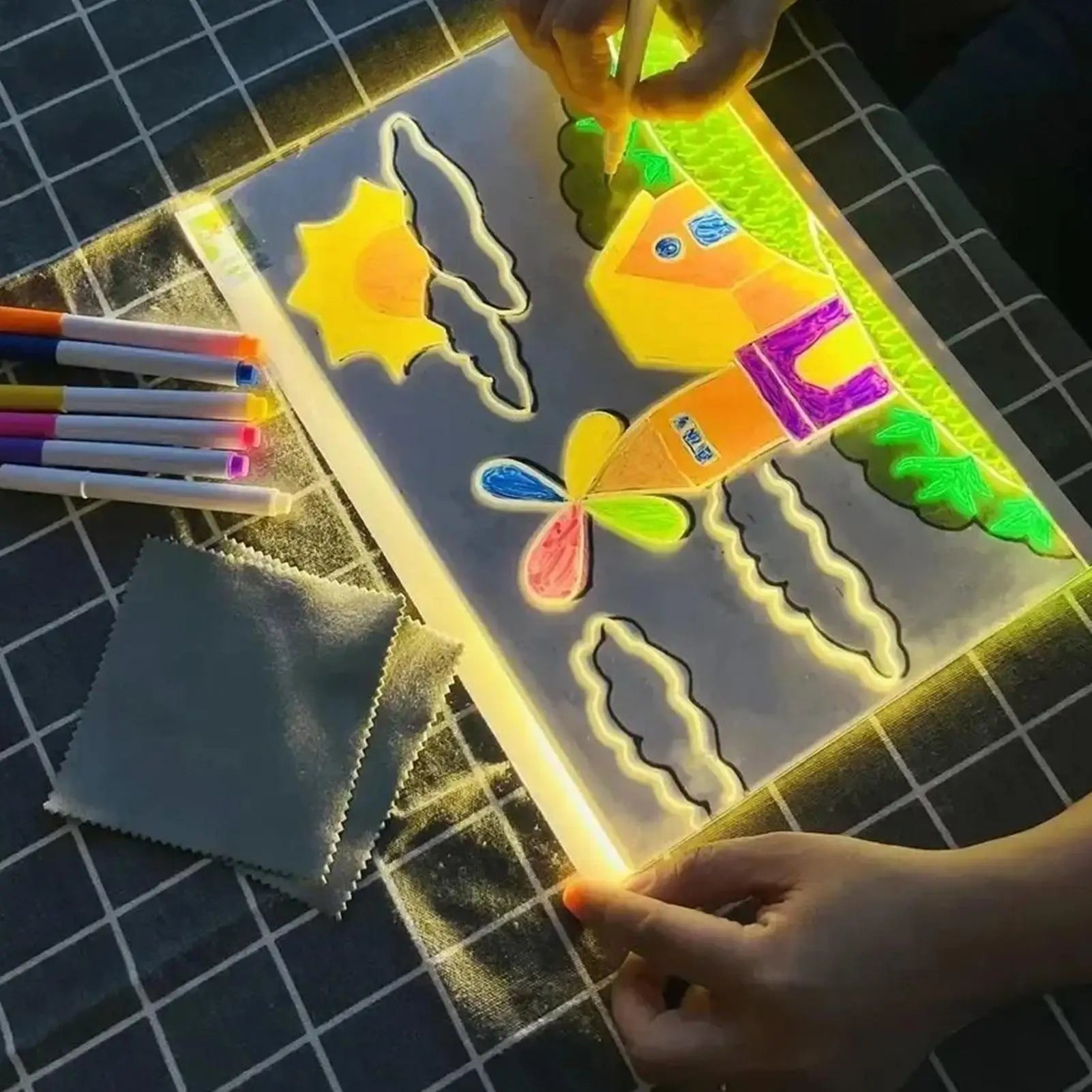 LED Drawing Board Toddler Painting Board