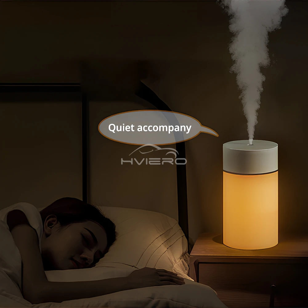 260ML colorful Portable Smart Humidifier for Home Car USB Fresh Oil Aroma Diffuser Mute Diffuser Machine Evaporative Humidifier
