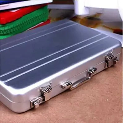 Aptus Praxis Mini Briefcase Business Card Holder with Combination Lock