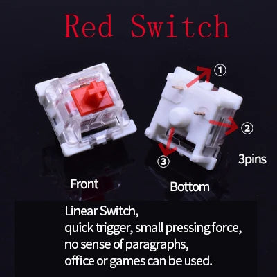 Computer & Peripherals 30pcs Linear Red