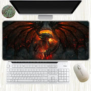 Gaming Desk Mat for Keyboard and Mouse (Internet Cafe)