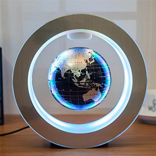4-Inch LED Globe Magnetic Floating Night Light