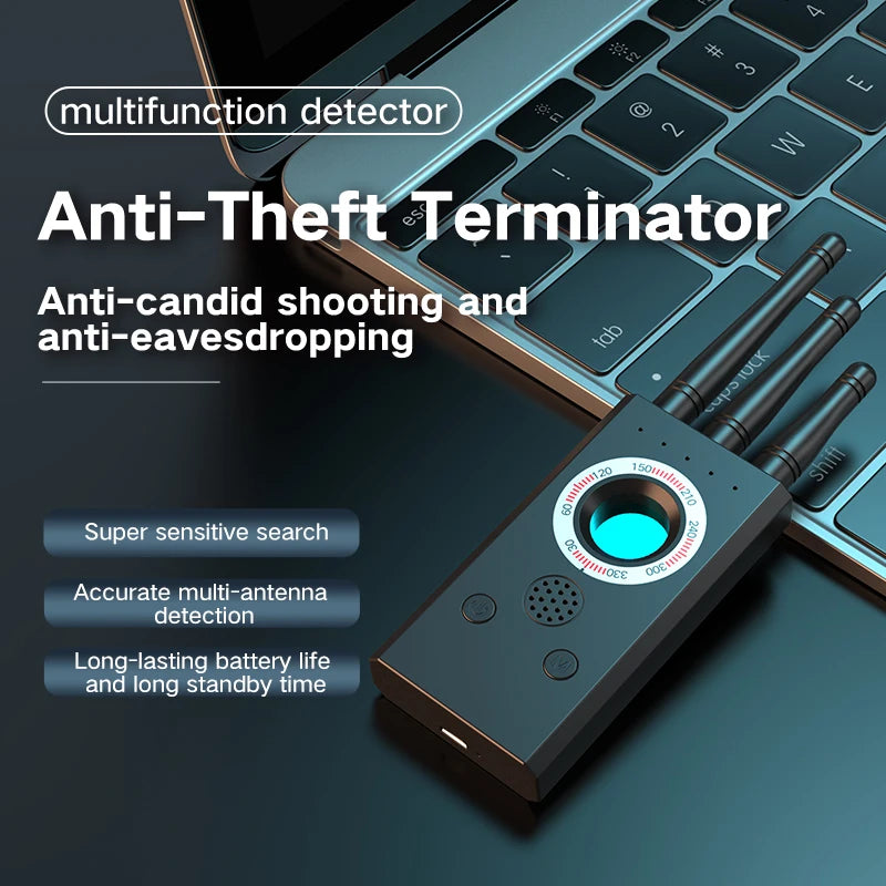 T16, signal, detector, anti-camera, anti-eavesdrop, ping GPS, scanning, detector, anti-positioning, tracking, camera, detector,