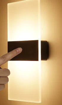 Mobile & Tablet Charging (human body induction) black rectangular warm light