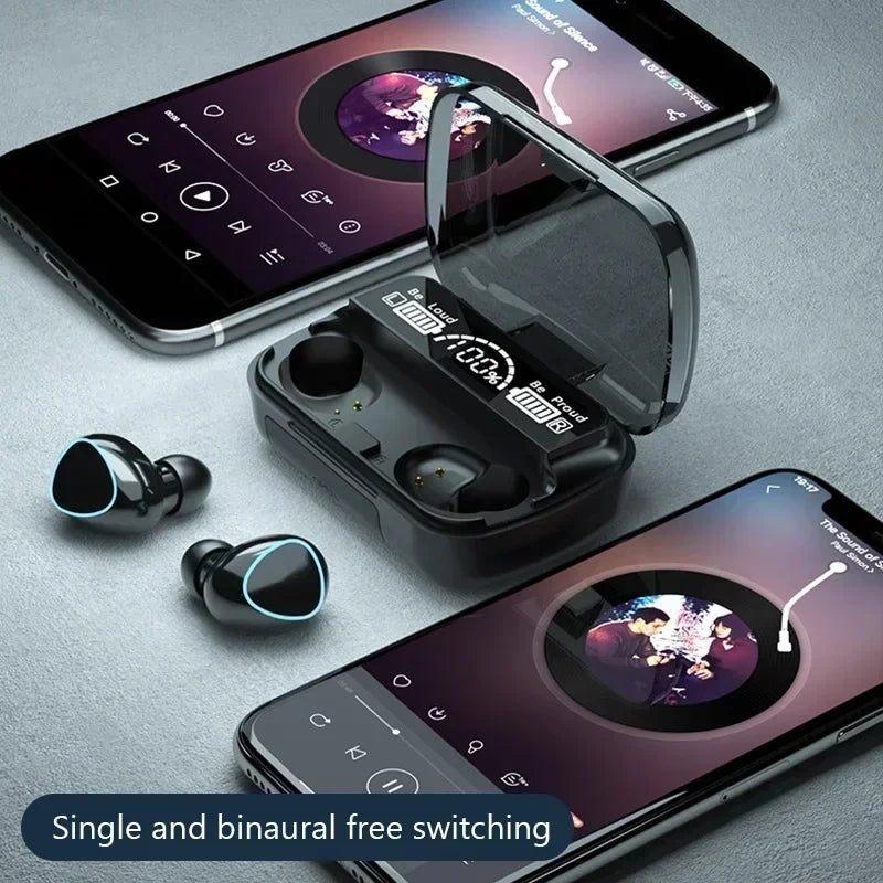 New Arrival M10 Earphone Wireless Headset High Quality Perfect Sound Earbuds Sports Game Music BT Headphone with Power Bank