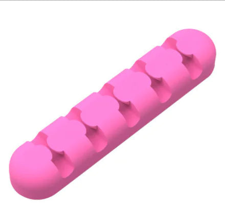 Aptus Praxis Silicone Cable Organizer Clips - Desktop Cord Holder & Management