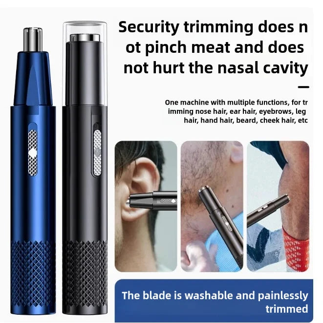 Electric Shaving Nose Ear Trimmer Safe Face Care Rechargeable Nose Hair Trimmer for Men Shaving Hair Removal Razor Beard