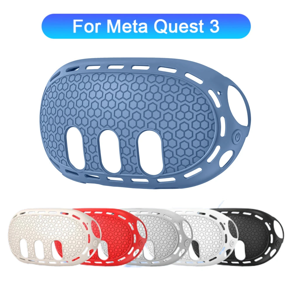 For Meta Quest 3 Elite Head Strap Soft TPU Head Strap Back Pad Attachment Reduce Head Pressure for Meta Quest3 VR Accessories