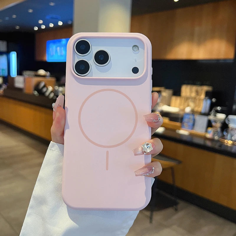 Mobile & Tablet Pink White iPhone17
