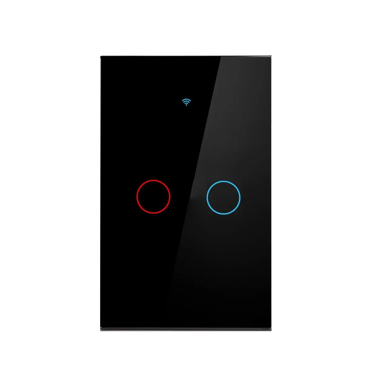 Tuya Smart Switches US No Neutral Wire Required 1/2/3 Gang Light WiFi Touch Switch Work with Alexa Google Home