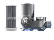 Kitchen Faucet Water Filter with LED Display (One Set) black