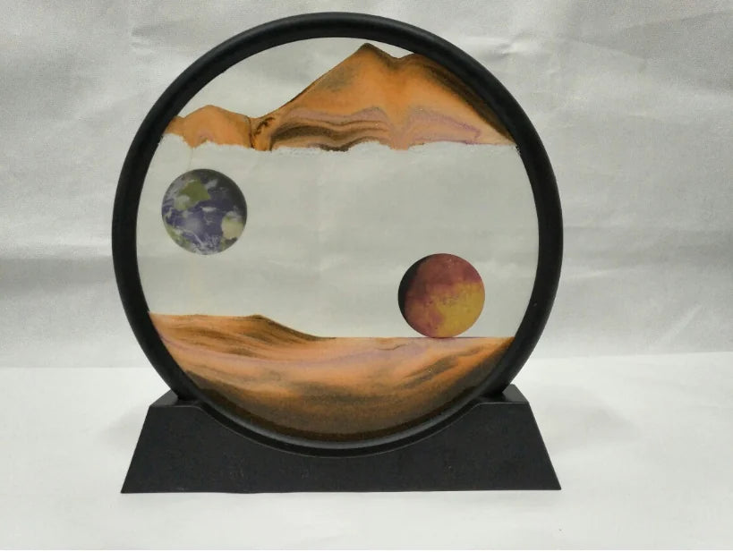 Liquid Sand Art Planet Home Decor Sand Painting