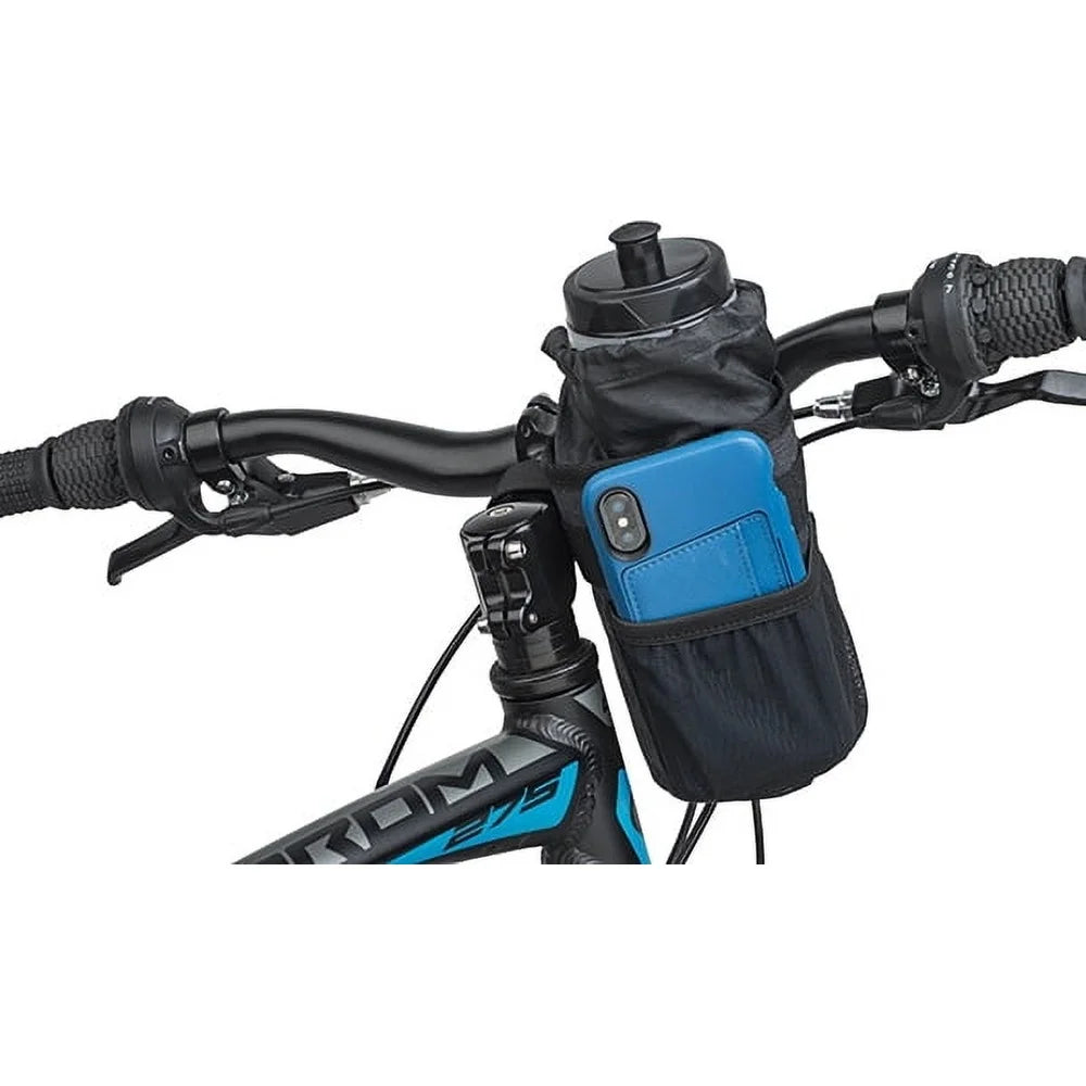 Handlebar Storage Bag Bike Easy Access Drink Phone Wallet Keys Snacks Durable Weather Resistant Fabric Secure Installation