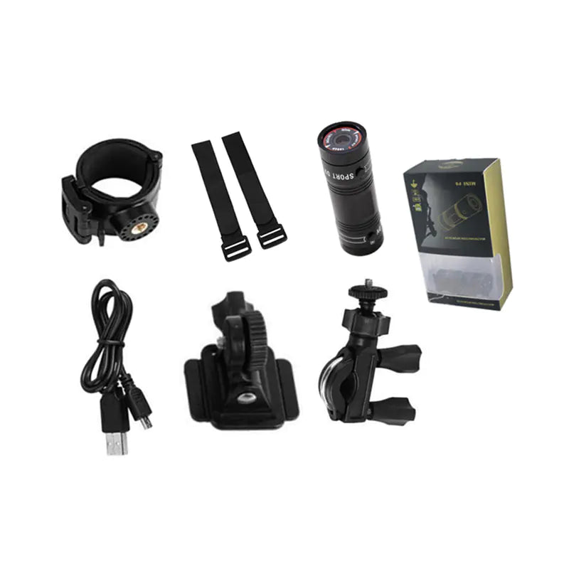 Aptus Praxis F9 Rugged Waterproof Action Camera - HD for Biking & Sports