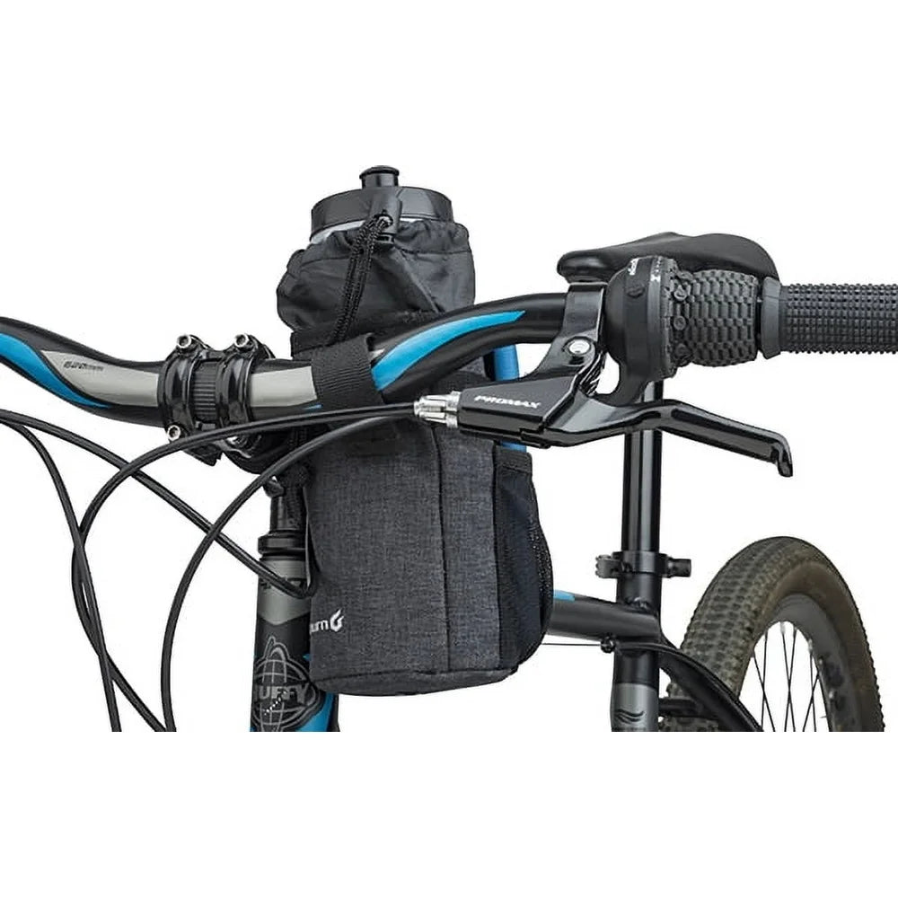 Handlebar Storage Bag Bike Easy Access Drink Phone Wallet Keys Snacks Durable Weather Resistant Fabric Secure Installation