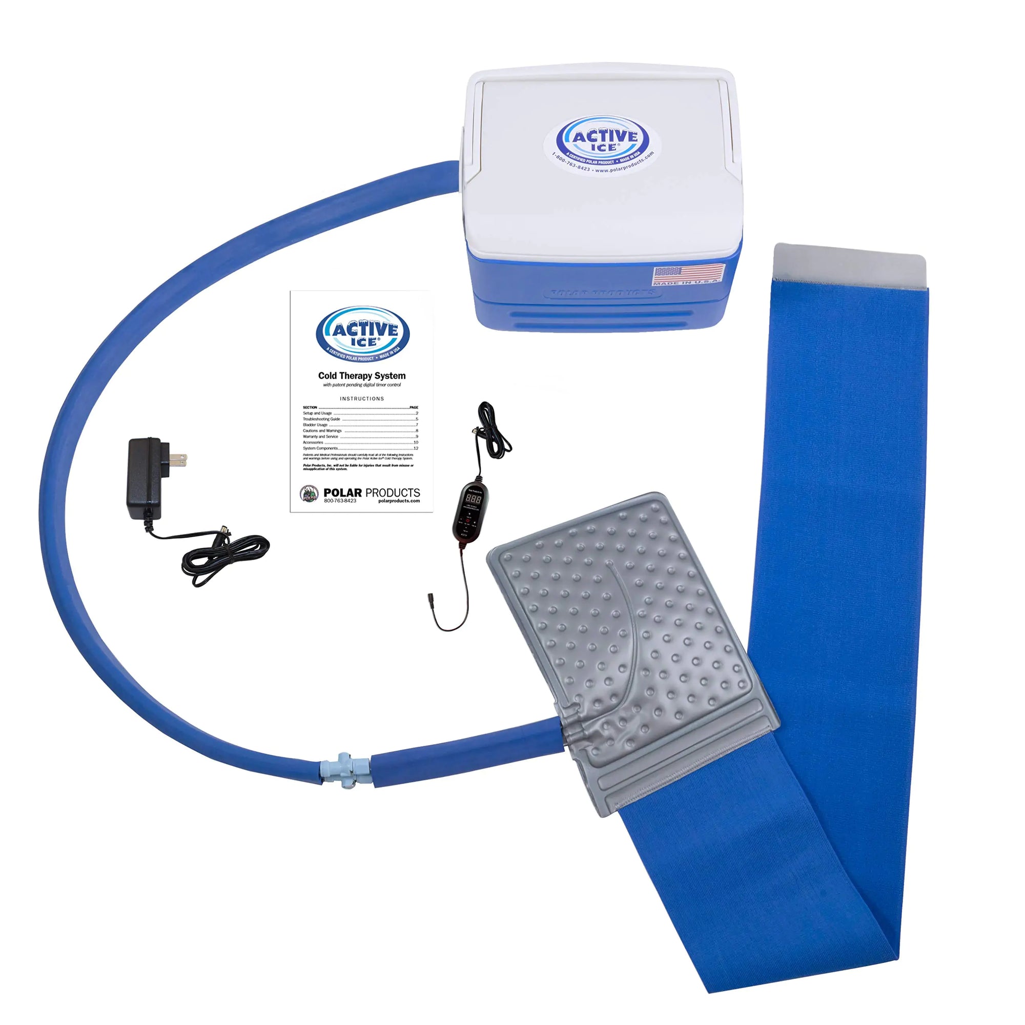 Polar Active Ice 3.0 Cold Cryotherapy Ice Machine System with Programmable Timer