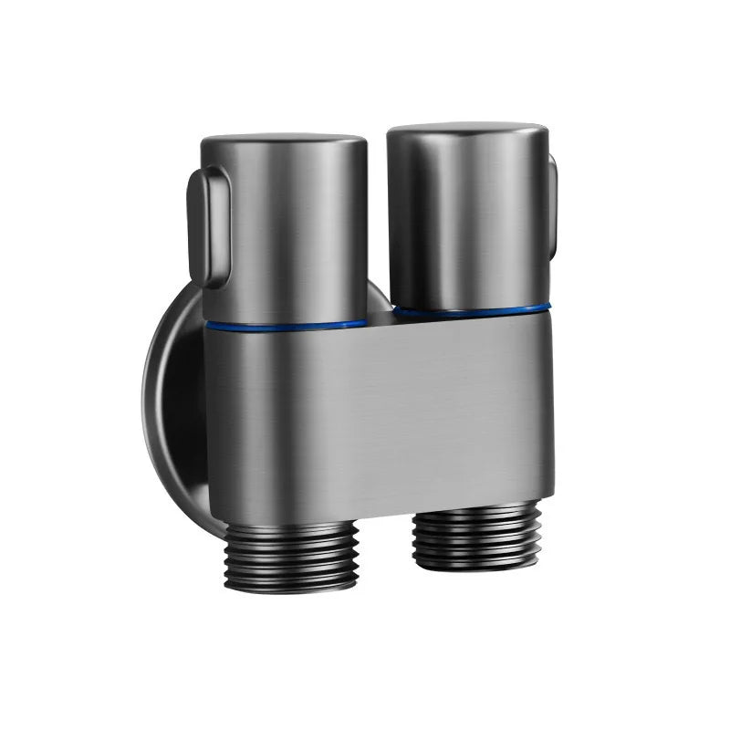 New Hygienic Shower for Bathroom Toilet Bidet Shower Head Double Outlet Angle Valve of Bathroom Accessories Bidet Toilet Seat A