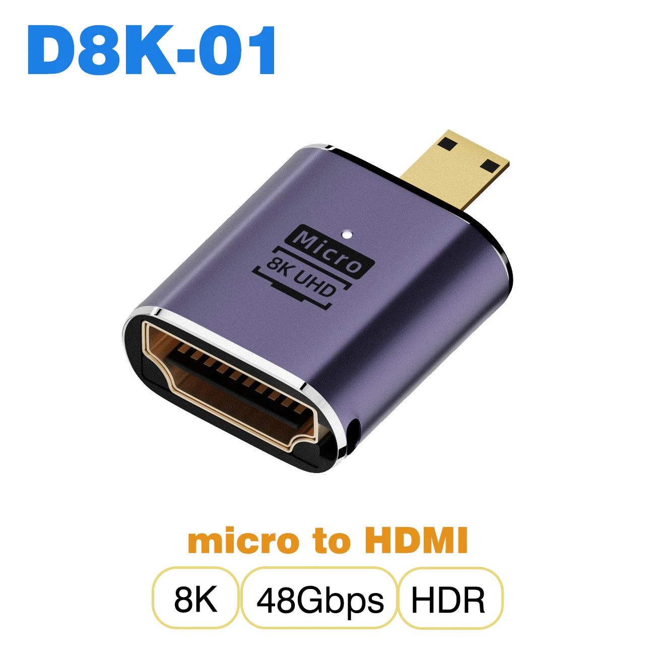 Mobile & Tablet D8K-01 Micro to HDMI 1 PCS