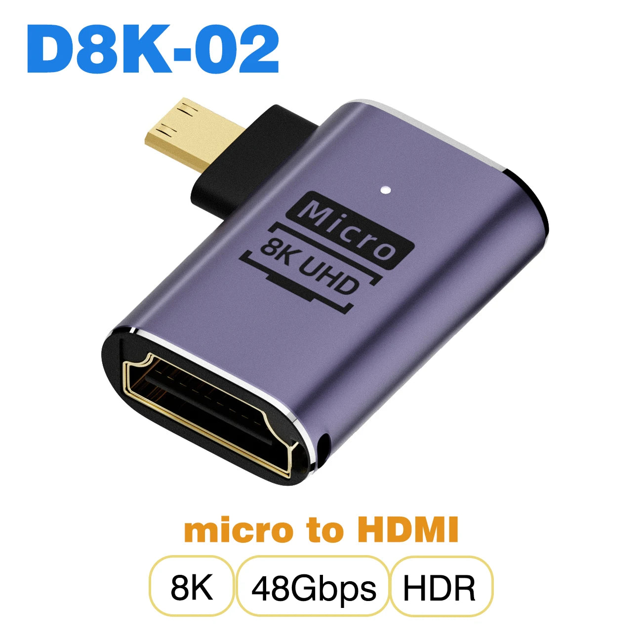 Mobile & Tablet D8K-02 Micro to HDMI 1 PCS
