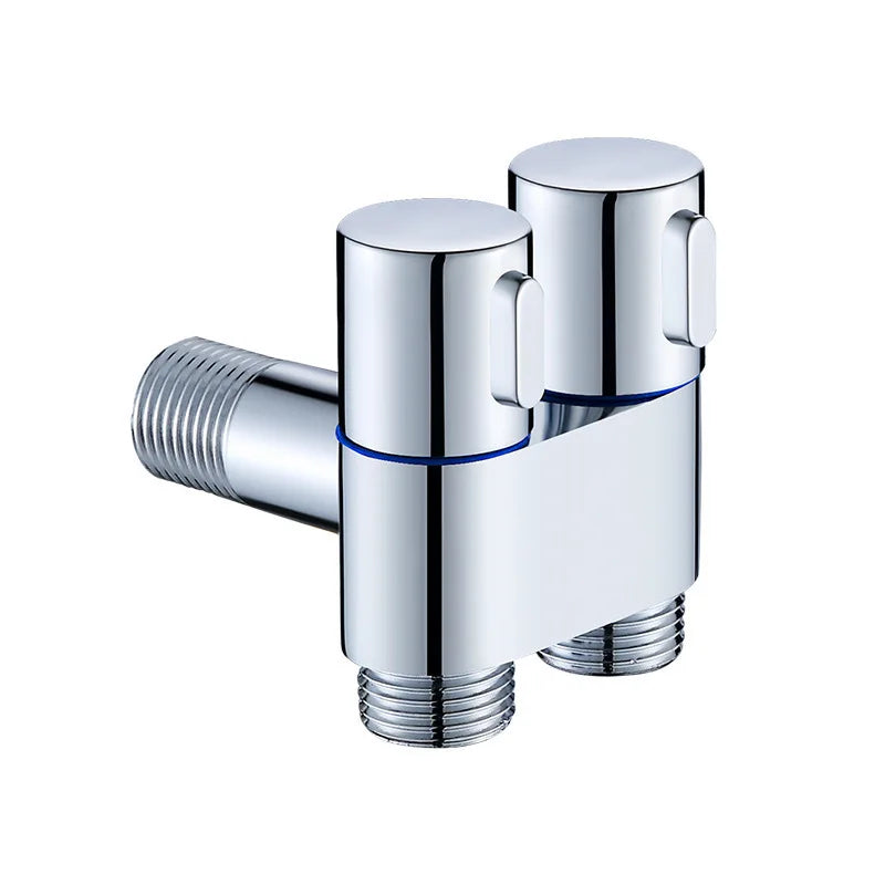 New Hygienic Shower for Bathroom Toilet Bidet Shower Head Double Outlet Angle Valve of Bathroom Accessories Bidet Toilet Seat B