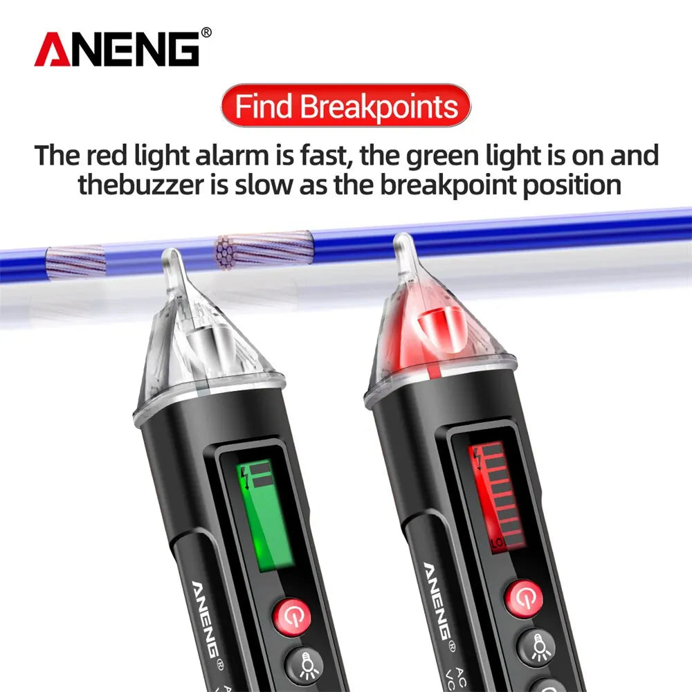 ANENG VC1010 Digital Smart AC/DC Voltage Detectors Non-Contact Tester Pen Meter 12-1000V Current Electric Sensor Test Pencil