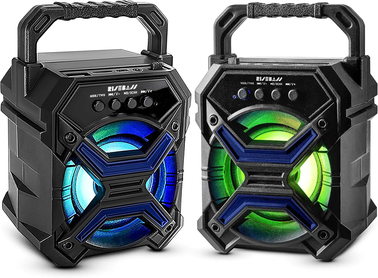 RISEBASS Compact Bluetooth Speaker: Your Portable Party