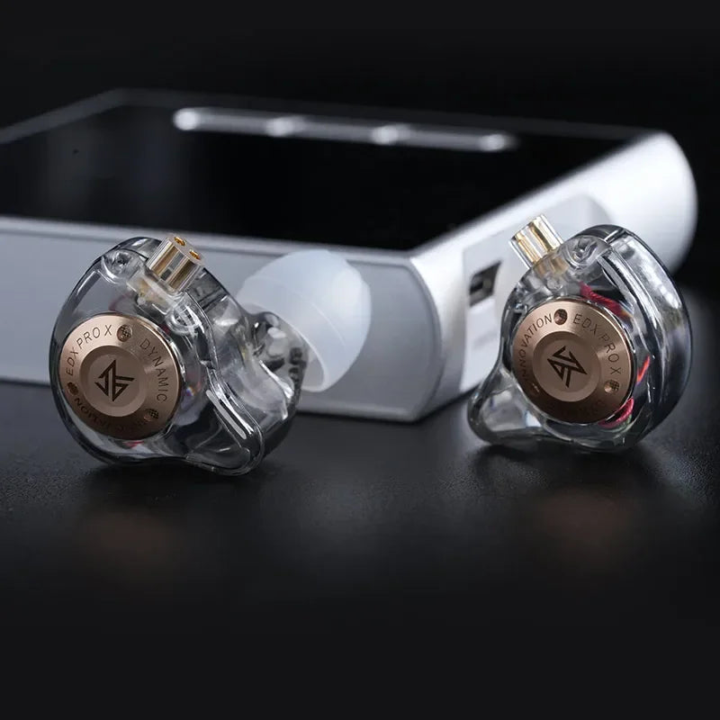 KZ EDX PRO X Dynamic Drive Earphone HIFI Bass Earbud Sport Music Cancelling Headsets KZ EDX PROX ZSTX ZSN PROX EDC EDA ZVX
